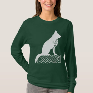 ドイツの羊飼いロキ・セーラーズノット・ホワイト Tシャツ