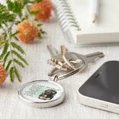 ドイツの羊飼い伝統・オブ・ラブ キーホルダー (側面)