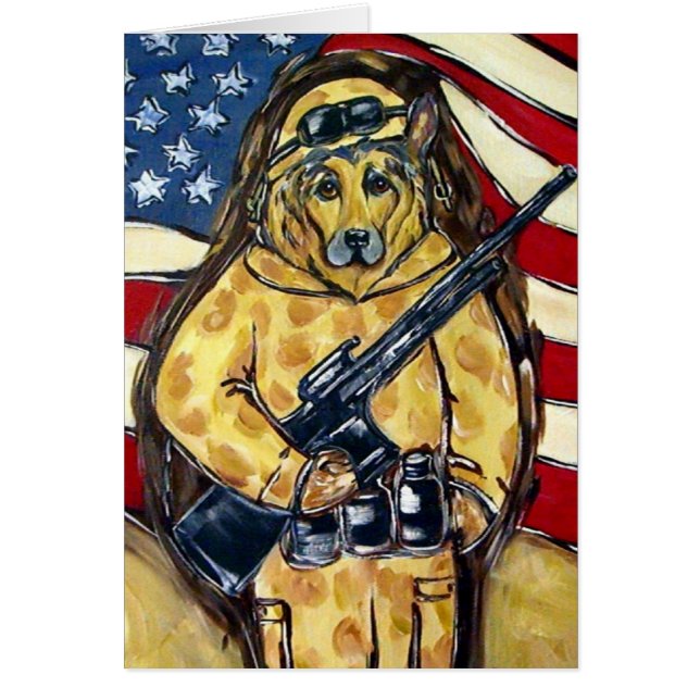 ドイツの羊飼い兵士 (正面)