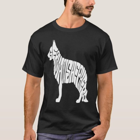 ドイツの羊飼い動物 Tシャツ (正面)