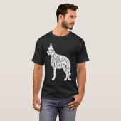 ドイツの羊飼い動物 Tシャツ (正面フル)