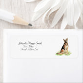 ドイツの羊飼い名ラベル ラベル (インサイチュ)