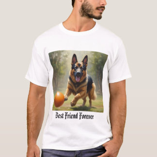 ドイツの羊飼い好きなら愛犬家用Tシャツ Tシャツ