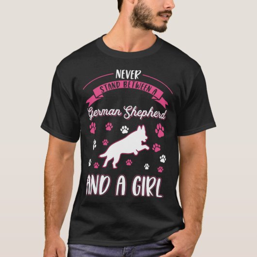 ドイツの羊飼い娘 Tシャツ (正面)