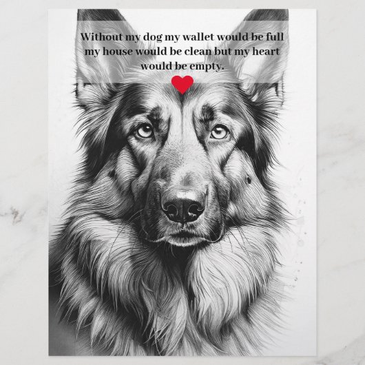 ドイツの羊飼い子犬の販売 チラシ (裏面)