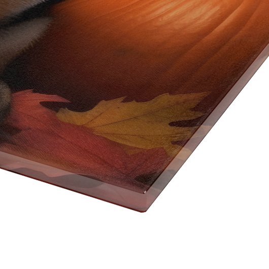 ドイツの羊飼い子犬オータムデライトカボチャ カッティングボード (角)