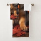 ドイツの羊飼い子犬オータムデライトカボチャ バスタオルセット (インサイチュ)