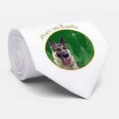 ドイツの羊飼い平和オン・アース・タイ ネクタイ (ロール)