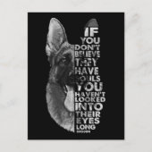 ドイツの羊飼い彼ら信じは魂を持っていない ポストカード (正面)