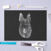 ドイツの羊飼い彼ら信じは魂を持っていない 薄葉紙 (クラフト)