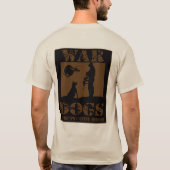 ドイツの羊飼い戦争犬 Tシャツ (裏面)