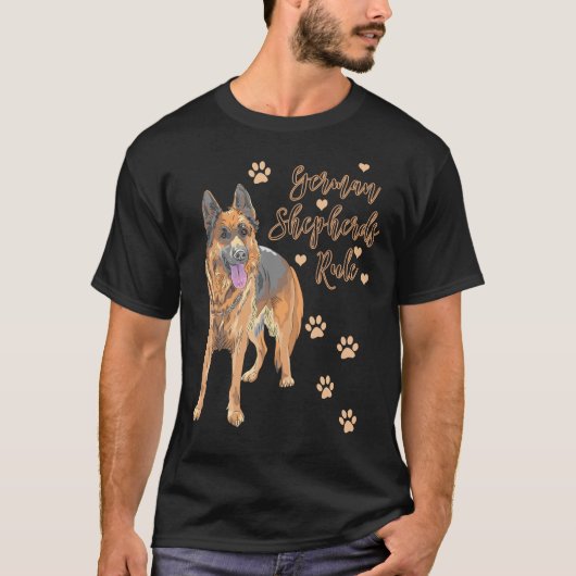 ドイツの羊飼い支配！特にGsdのオーナーのために！ Tシャツ (正面)