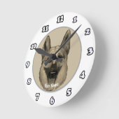 ドイツの羊飼い時計 ラウンド壁時計 (傾斜)