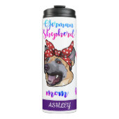 ドイツの羊飼い母かわいい母の日犬の恋人 タンブラー (正面)