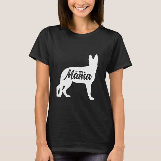 ドイツの羊飼い母の日犬のオーナー最高の家 Tシャツ (正面)