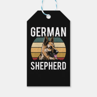 ドイツの羊飼い犬かわいいドイツのシェパードペット ギフトタグ