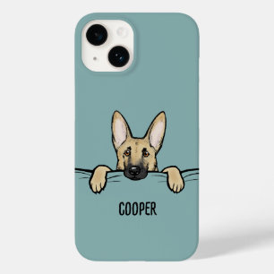 ドイツの羊飼い犬かわいいパーソナライズされた Case-Mate iPhone 14ケース