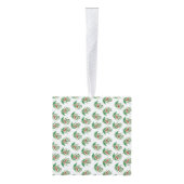 ドイツの羊飼い犬が写真を選んでクリスマスに名前を付ける キューブオーナメント (右)