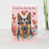 ドイツの羊飼い犬が私の尻尾を鳴らす シーズンカード (正面)