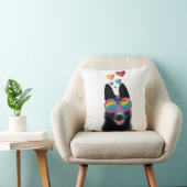 ドイツの羊飼い犬とハートバレンタインデー クッション (椅子)