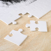 ドイツの羊飼い犬とハートバレンタインデー ジグソーパズル (側面)