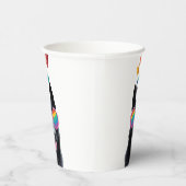 ドイツの羊飼い犬とハートバレンタインデー 紙コップ (右)