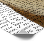 ドイツの羊飼い犬と鴨 ポスター (角)