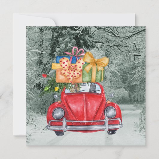 ドイツの羊飼い犬のクリスマスそれを家に運転， ZK (正面)