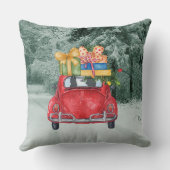 ドイツの羊飼い犬のクリスマスそれを家に運転, ZK クッション (裏面)