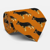 ドイツの羊飼い犬のネクタイ ネクタイ (ロール)