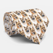 ドイツの羊飼い犬のパターン ネクタイ (ロール)