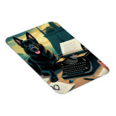 ドイツの羊飼い犬のヴィンテージ マグネット (右側)