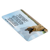 ドイツの羊飼い犬の友人の詩のマグネット マグネット (右側)