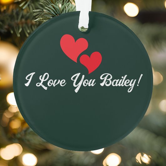 ドイツの羊飼い犬の松の木の水色クリスマス オーナメント