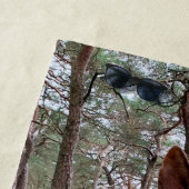 ドイツの羊飼い犬の森のパス名 ビーチタオル (インサイチュ)