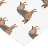 ドイツの羊飼い犬の漫画イラストレーション テーブルクロス (アングル)