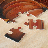 ドイツの羊飼い犬の秋の収穫感謝祭 ジグソーパズル (側面)