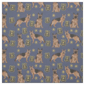 ドイツの羊飼い犬の警察の海軍の青 ファブリック (見本)