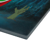 ドイツの羊飼い犬の車の怖いハロウィーン カッティングボード (角)