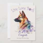 ドイツの羊飼い犬の養子縁組、ゴッチャ・デイ カード (正面)