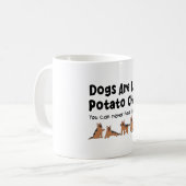 ドイツの羊飼い犬はジャガイモK9愛好家のようなものだ コーヒーマグカップ (正面左)