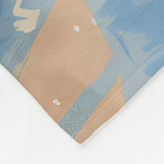 ドイツの羊飼い犬オートバイのクリスマスに乗る フリースブランケット (角)