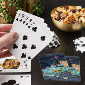 ドイツの羊飼い犬ハロウィントラック怖い夜 トランプ (インサイチュ)