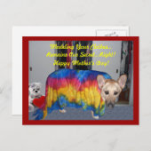 ドイツの羊飼い犬モデル母の日 ポストカード (正面/裏面)