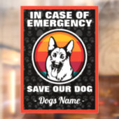 ドイツの羊飼い犬救の風が起こった場合 ウィンドウサイン (シート2)