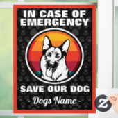 ドイツの羊飼い犬救の風が起こった場合 ウィンドウサイン (ホーム)