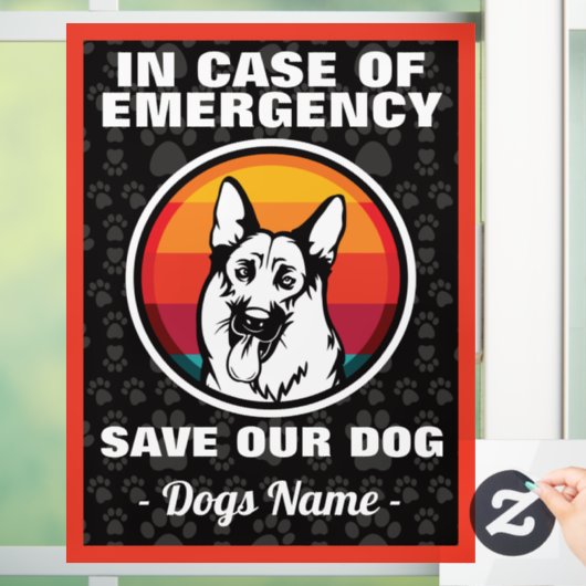 ドイツの羊飼い犬救の風が起こった場合 ウィンドウサイン (ホーム)