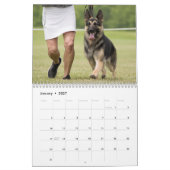 ドイツの羊飼い犬暦 カレンダー (1月 2027)