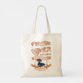 ドイツの羊飼い犬最高の友 トートバッグ (裏面)