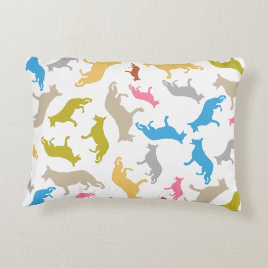 ドイツの羊飼い犬 アクセントクッション (裏面)